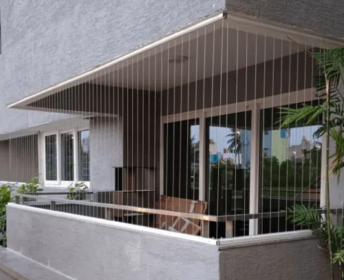 Invisible grill residential installation